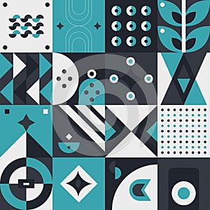 Abstract geometric pattern design in modern style.