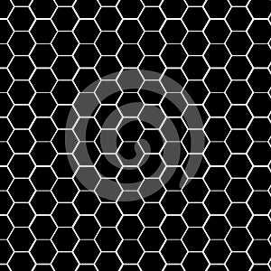 Abstract Geometric Pattern. Design Print Hexagonal Pattern. Dynamic Tech Wallpaper. Vector illustration