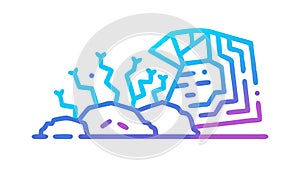 Abstract Geometric Pattern, Digital Vortex Design, vector design Generative AI