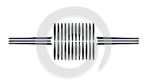 Abstract Geometric Pattern Dynamic Intersecting Lines Modern Design, vector design Generative AI