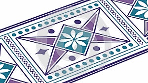 Abstract Geometric Pattern Dynamic Intersecting Lines Modern, vector design Generative AI