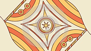 Abstract Geometric Pattern, Dynamic Intersecting Lines, vector design Generative AI
