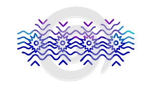 Abstract Geometric Pattern: Dynamic Intersecting Lines, vector design Generative AI