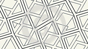 Abstract Geometric Pattern, Dynamic Lines and Intersecting Shapes, vector design Generative AI