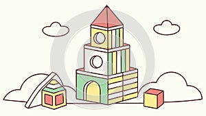 Abstract Geometric Pattern, Dynamic Lines and Shapes, vector design Generative AI