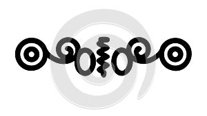 Abstract Geometric Pattern Dynamic Modern Minimalist Design Element, vector design Generative AI