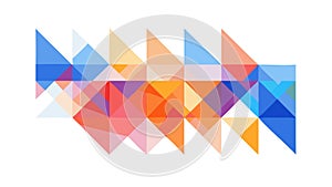 Abstract Geometric Pattern: Dynamic Triangles Background, vector design Generative AI