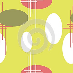 Abstract geometric pattern expressive shape ornaments graphical design