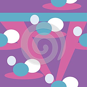 Abstract geometric pattern expressive shape ornaments graphical design