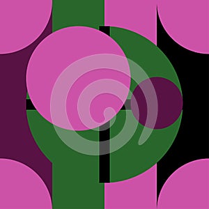 Abstract geometric pattern expressive shape ornaments graphical design