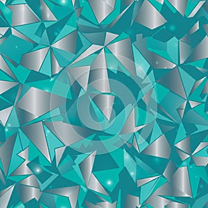 Abstract geometric pattern featuring an array of overlapping, angular shapes in