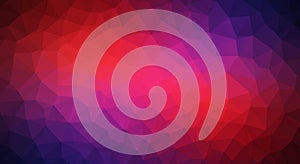 Abstract geometric pattern featuring an array of polygonal shapes in gradient shades