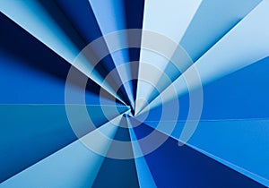 Abstract geometric pattern featuring converging triangular shapes