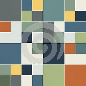Abstract geometric pattern featuring a grid of rectangles an