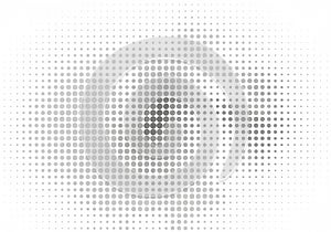 Abstract geometric pattern featuring a halftone dot design. The