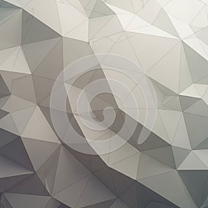 Abstract geometric pattern featuring interconnected polygons in shades of gray. The