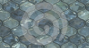 Abstract geometric pattern featuring interlocking shapes resembling elongated