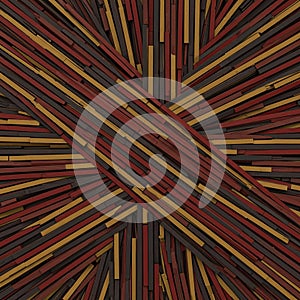 Abstract geometric pattern featuring intersecting, elongated rectangular shapes in