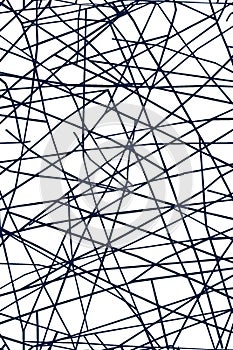 Abstract geometric pattern featuring intersecting thin lines