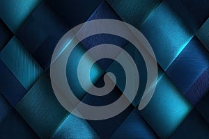 Abstract Blue Geometric Textured Background