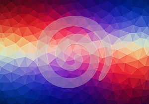 Abstract geometric pattern featuring a low-poly design. Triangular