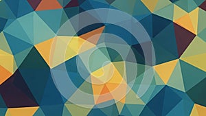 Abstract geometric pattern featuring a mosaic of overlapping polygons