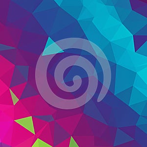 Abstract geometric pattern featuring a mosaic of triangular shapes. The design