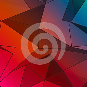 Abstract geometric pattern featuring a series of interlocking triangular shapes