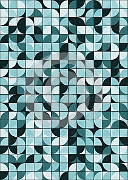 Abstract Geometric Pattern generative computational art illustration