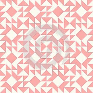 Abstract geometric pattern inspired by duvet quilting