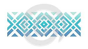 Abstract Geometric Pattern with Interlocking Diamonds, vector design Generative AI