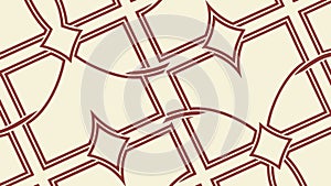 Abstract Geometric Pattern, Interlocking Lines and Shapes, vector design Generative AI