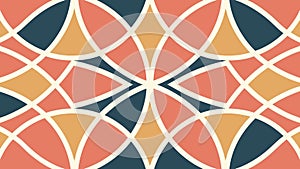 Abstract geometric pattern, interlocking shapes, modern design. vector design Generative AI