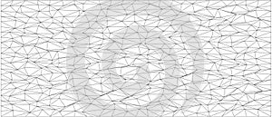 Abstract geometric pattern with intersecting lines for modern design and background concepts