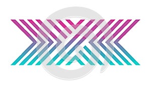 Abstract Geometric Pattern Intersecting Lines Modern Tech Background, vector design Generative AI