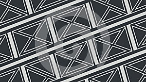 Abstract Geometric Pattern of Intersecting Lines and Shapes, vector design Generative AI