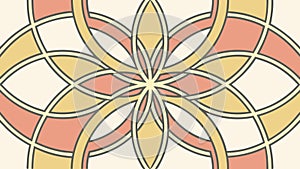 Abstract Geometric Pattern with Intersecting Shapes and Lines, vector design Generative AI