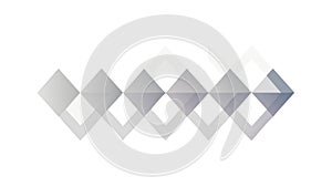 Abstract Geometric Pattern with Intersecting Shapes and Lines, vector design Generative AI