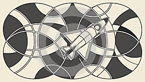 Abstract geometric pattern, intricate modern design, vector design Generative AI