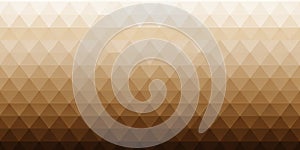 Abstract Geometric Pattern - Low Poly Triangle Gradient in Brown Tones