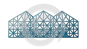 Abstract Geometric Pattern for Modern Architectural Texture, vector design Generative AI