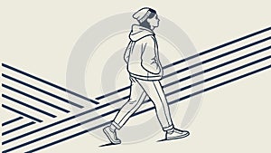 Abstract Geometric Pattern, Modern Art and Digital Design, vector design Generative AI