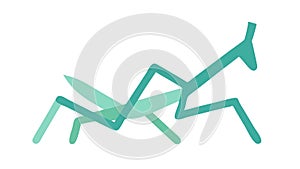 Abstract Geometric Pattern, Modern Design and Connectivity Icon, vector design Generative AI