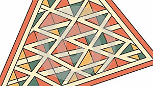 Abstract Geometric Pattern. Modern Design Element, vector design Generative AI