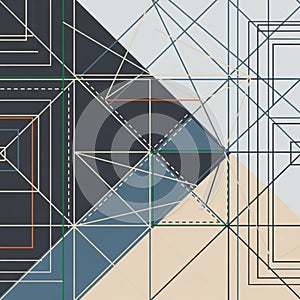 Abstract Geometric Pattern, Modern, Dynamic, and Subtle Textured Design, vector design Generative AI
