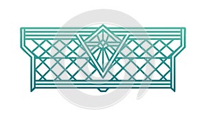 Abstract Geometric Pattern, Modern Lattice Structure, vector design Generative AI