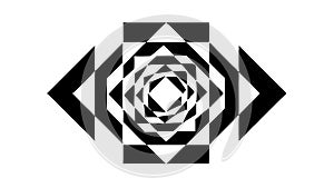 Abstract Geometric Pattern, Modern Optical Illusion Design, vector design Generative AI