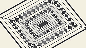 Abstract Geometric Pattern, Optical Illusion Vector Art, vector design Generative AI