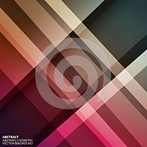 Abstract geometric pattern with overlapping diagonal lines and squares, creating a