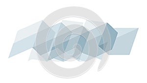 Abstract Geometric Pattern: Overlapping Rectangles for Modern Design, vector design Generative AI